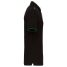 Polo Day To Day contrasté manches courtes Noir / Vert Kelly WK. Designed To Work – vue 3