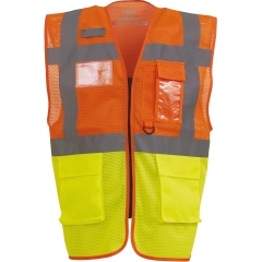 Gilet haute visibilité Top Cool Management Orange – Yoko