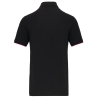 Polo Day To Day contrasté manches courtes homme Noir/Rouge WK. – vue 2