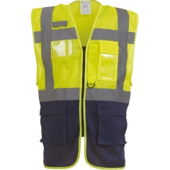 Gilet haute visibilité jaune Management Top Cool – Yoko