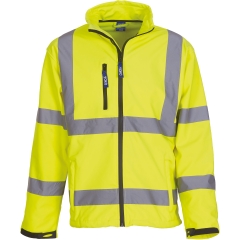 Veste softshell haute visibilité Jaune – Yoko