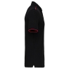 Polo Day To Day contrasté manches courtes homme Noir/Rouge WK. – vue 3