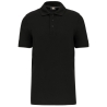 Polo Day To Day contrasté manches courtes homme Noir / Argent – WK. Designed To Work