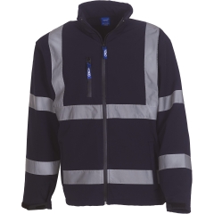 Veste softshell haute visibilité Marine Yoko – 3 couches