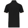 Polo Day To Day contrasté manches courtes Noir / Jaune WK. Designed To Work – vue 2