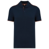Polo Day To Day contrasté manches courtes homme Jaune – WK. Designed To Work