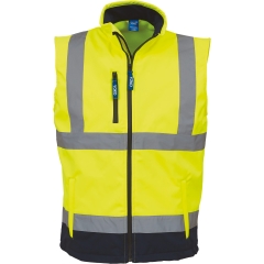 Bodywarmer Softshell Haute Visibilité Jaune – Yoko