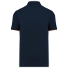 Polo Day To Day contrasté manches courtes homme Jaune – WK. Designed To Work – vue 2
