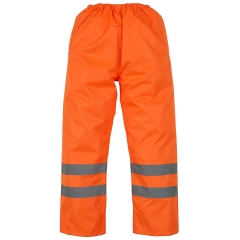 Pantalon de pluie Hi-Vis respirant Soft Flex Orange – Yoko