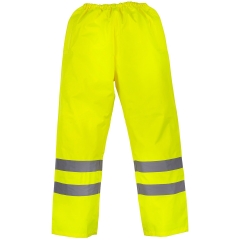 Pantalon de pluie Hi-Vis respirant Jaune Yoko – Haute Visibilité