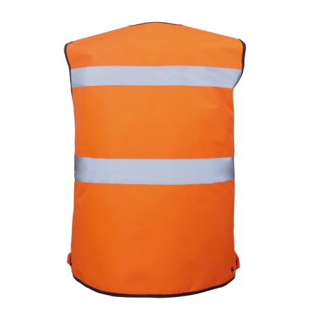 Gilet haute visibilité Rip Stop Orange Yoko – Classe 2 – vue 2
