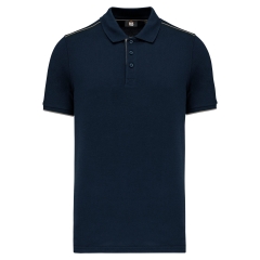 Polo Day To Day contrasté manches courtes homme Gris – WK. Designed To Work