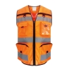 Gilet haute visibilité rip stop Orange