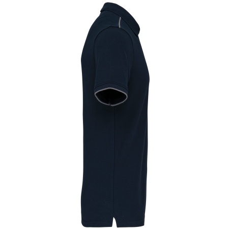 Polo Day To Day contrasté manches courtes homme Gris – WK. Designed To Work – vue 3