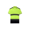Polo haute visibilité bicolore jaune/marine Yoko