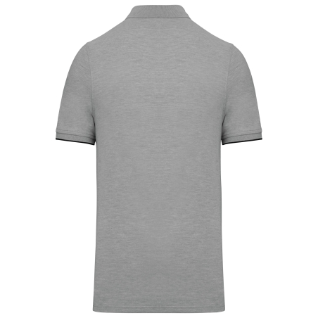 Polo Day To Day contrasté manches courtes homme Noir – WK. – vue 2