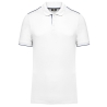 Polo Day To Day contrasté manches courtes homme Blanc – WK. Designed To Work