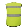Gilet haute visibilité Ripstop Jaune – Yoko – vue 2