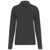 Polo manches longues Gris (Dark Grey) WK. Designed To Work