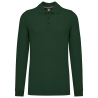 Polo Manches Longues Homme Vert Forest Green – WK. Designed To Work