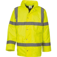 Parka Haute Visibilité Jaune Imperméable Yoko – ISO 20471 Cat. 3