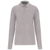 Polo manches longues homme Gris (Oxford Grey) – WK. Designed To Work
