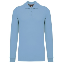 Polo manches longues homme Ciel WK. Designed To Work – 200 g/m²