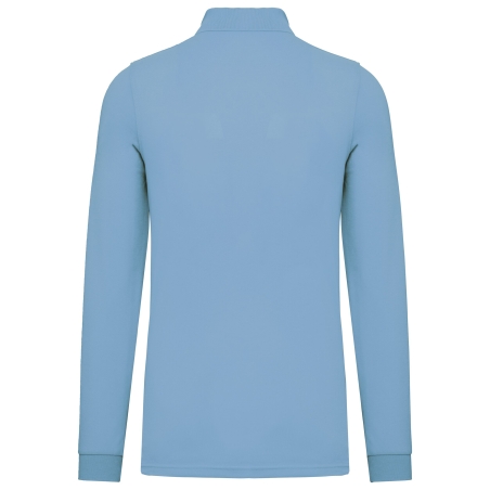 Polo manches longues homme Ciel WK. Designed To Work – 200 g/m² – vue 2