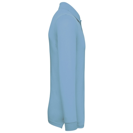 Polo manches longues homme Ciel WK. Designed To Work – 200 g/m² – vue 3