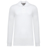 Polo Manches Longues Homme Blanc WK. Designed To Work