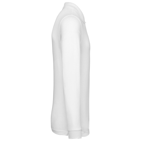 Polo Manches Longues Homme Blanc WK. Designed To Work – vue 3