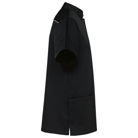 Blouse de travail polycoton boutons-pression Noir WK. Designed To Work – vue 3