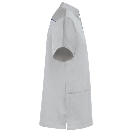 Blouse de travail polycoton boutons-pression Gris WK. Designed To Work – vue 3