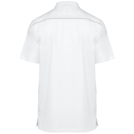 Blouse de travail blanche boutons-pression homme WK. Designed To Work – vue 2