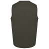 Gilet multipoches polycoton vert kaki unisexe WK. Designed To Work – vue 2