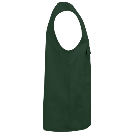 Gilet Multipoches Polycoton Vert Forest Green – WK. Designed To Work – vue 3