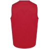 Gilet Multipoches Polycoton Rouge Unisexe WK. Designed To Work – vue 2