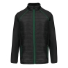 Veste Day To Day Bi-matière Noire/Vert WK. Designed To Work