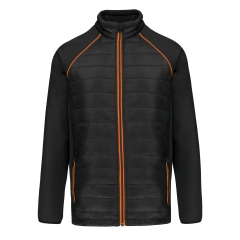 Veste Day To Day Bi-matière Unisexe Orange WK. Designed To Work