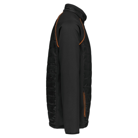 Veste Day To Day Bi-matière Unisexe Orange WK. Designed To Work – vue 3