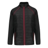 Veste Day To Day Bi-Matière Unisexe Noir/Rouge WK. Designed To Work