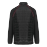 Veste Day To Day Bi-Matière Unisexe Noir/Rouge WK. Designed To Work – vue 2