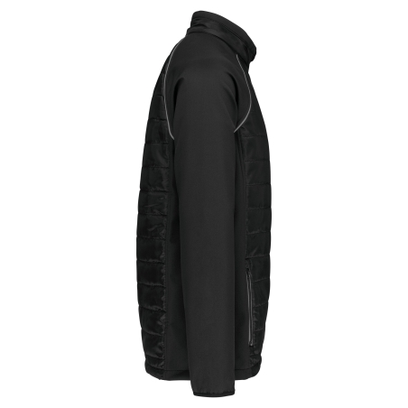 Veste Day To Day Bi-matière Softshell Unisexe Noir – WK. Designed To Work – vue 3