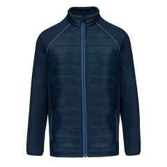 Veste Day To Day Bi-matière Unisexe Bleu Marine WK. Designed To Work