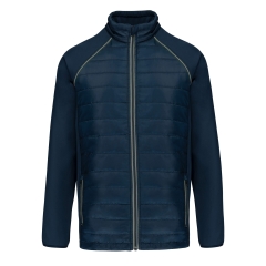 Veste Day To Day Bi-matière Unisexe Gris WK. Designed To Work