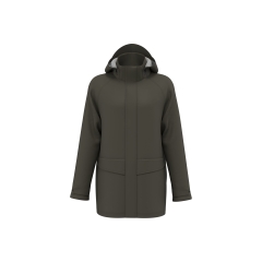 Veste de pluie unisexe Vert Kaki WK. Designed To Work