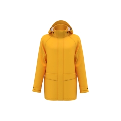 Veste de pluie unisexe jaune WK. Designed To Work – EN343