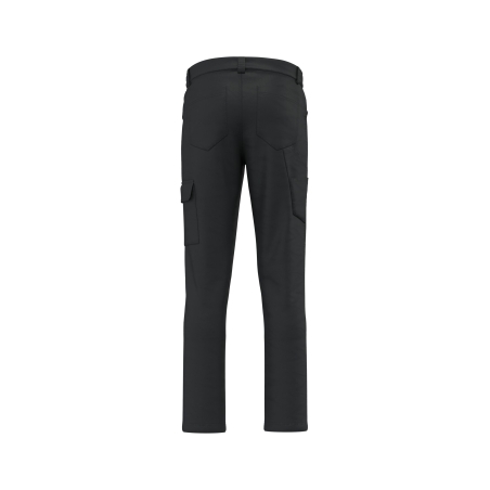 Pantalon de travail stretch coton noir unisexe WK. Designed To Work – vue 2