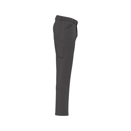 Pantalon stretch coton gris unisexe WK. Designed To Work – vue 3