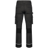 Pantalon de travail performance recyclé homme Gris foncé / Noir – WK. Designed To Work – vue 2